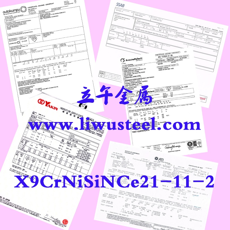 X9CrNiSiNCe21-11-2不锈钢